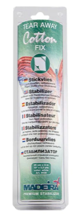 Cotton FIX Tear Away Stabilizer by Madeira