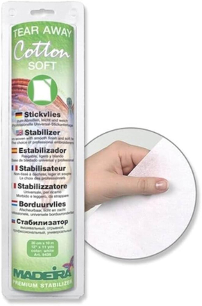 Cotton SOFT Tear Away Stabilizer by Madeira