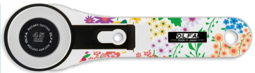 45mm Olfa Classic Rotary Cutter Blooming Garden