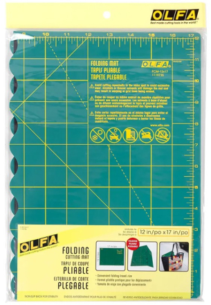 Olfa Folding Cutting Mat 12in x 17in FCM-A3
