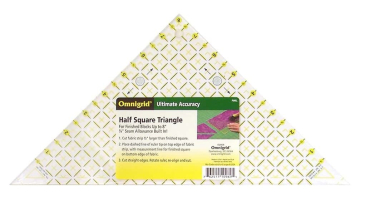Omnigrid 96L Half Square Triangle Ruler 8”