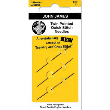 Twin Pointed Quick Stitch Needle - John James Needles