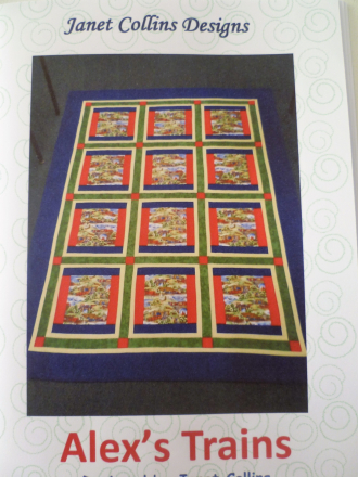 Alex’s Trains Quilt Pattern - Janet Collins Designs