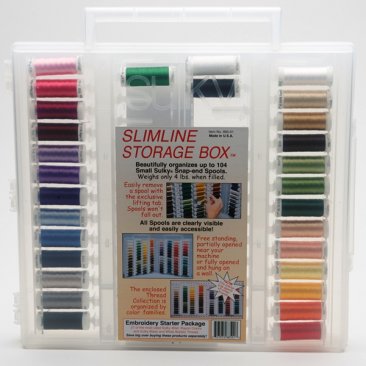 Slimline Storage Box Rayon Embroidery Starter Assortment by Sulky ®