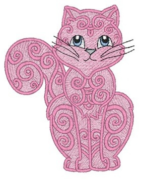 Decorative Cats Mylar or Appliqué CD - Purely Gates