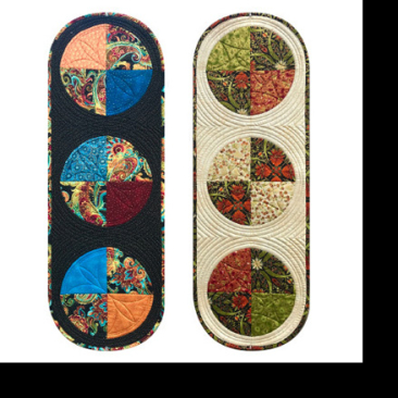 Well Rounded Table Runner Pattern - Pieceful Designs