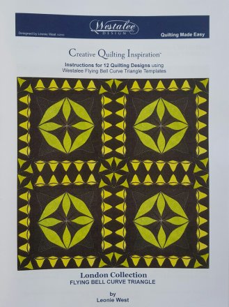 Creative Quilting Inspiration 12 Designs in a Book - London Collection - Flying Bell Curve Triangle