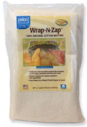 Wrap-N-Zap ™ 100% Natural Cotton Batting by Pellon ®