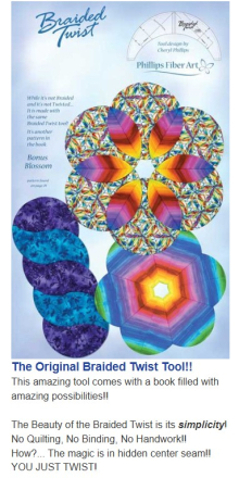Braided Twist Book & Template - Phillips Fiber Art