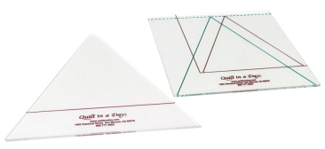 Larger Triangle in a Square Rulers by Quilt in a Day