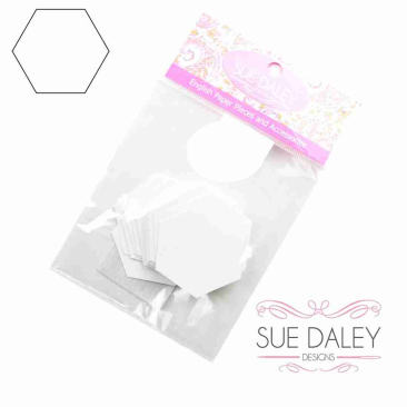 2" Hexagon 50/pkt - Patchwork with Busyfingers by Sue Daley Designs