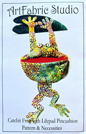 Catchit Frog with Lilypad Pincushion