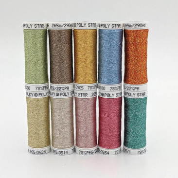 Sulky Colour Kits Poly Star 30 Glittering Pastel