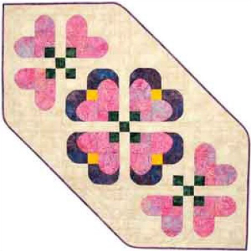 Lucky Hearts Table Runner by Southwind Designs