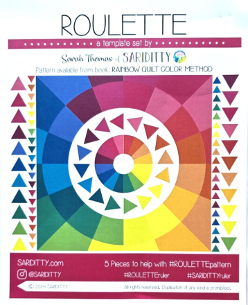 Sariditty: Roulette 5 Piece Template Set