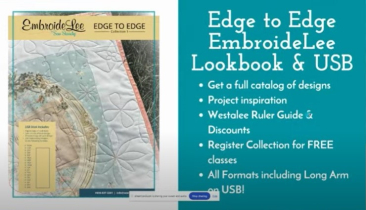 EmbroideLee Edge to Edge Collection 1 Look Book by Sew Steady