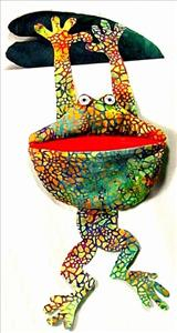 Catchit Frog with Lilypad Pincushion