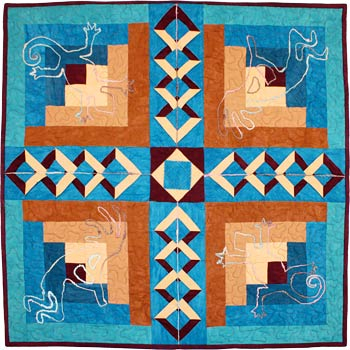 Desert Diamonds - Table Topper or Wall Hanging