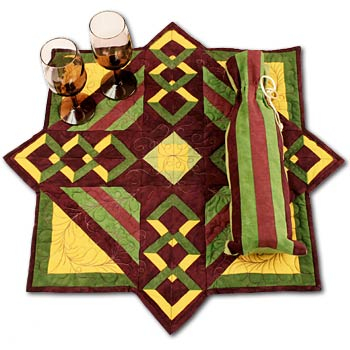 Diamond Wine - Table Topper or Wall Hanging