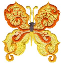 All Sorts Embroidery - Fantasy Butterflies with Angelina Fibres