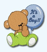 Adorable Bears:It’s a Boy!  by 1-2-3 Embroidery