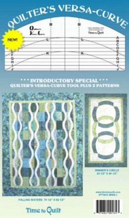 Quilter’s Versa-Curve Tool & 2 patterns