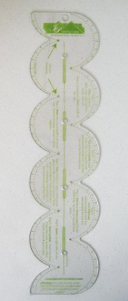 S1 Scallops Ruler 1 inch - Quick Points Rulers