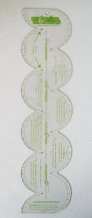 S2 Scallops Ruler 2 inch - Quick Points Rulers