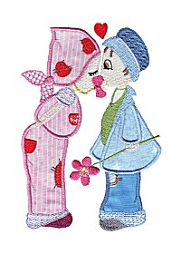 All Sorts Embroidery - Valentine Kids