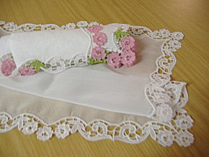 All Sorts Embroidery - Vintage Fabric and Lace Set 3