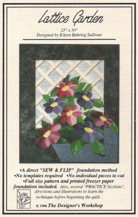 115 Lattice Garden Paper Piecing Pattern