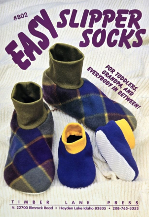 Easy Slipper Socks - Timber Lane Press