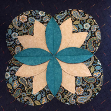 Flower Table Centre Quilt Pattern - The Sewing Revolution