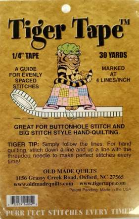 Tiger Tape™ ¼" - 4 lines per inch 30yd roll