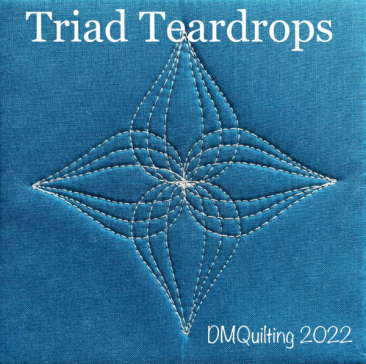 DM Quilting - Triad Teardrop Templates