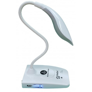 goLightly® by ViviLux LED Task Lamp with Wireless Phone Charger + USB Charging Port + Rechargeable Battery