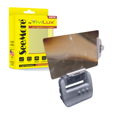 SeeMore® by ViviLux® HandsFree LED Light/Magnifier