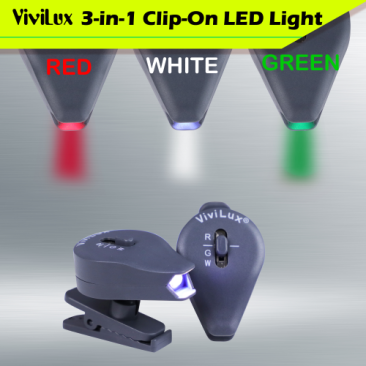 ViviLux 3-in-1 Clip-On LED Light
