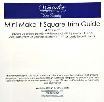 Mini Make It Square Trim Guide by Westalee