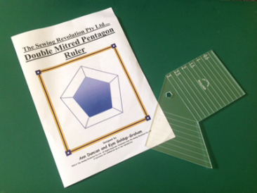 The Sewing Revolution Double Mitred Pentagon Ruler