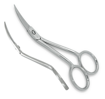 Mini Double Curved Machine Embroidery Scissors - Famore Cutlery 748C