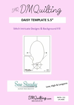 DM Quilting – Daisy Template