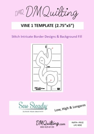 DM Quilting - Vine 1 Template