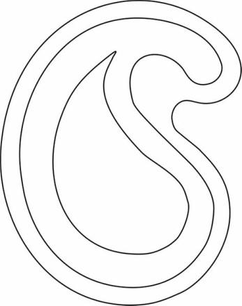 DM Quilting - Paisley Template