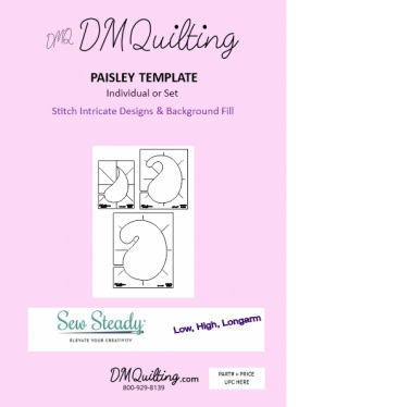 DM Quilting - Paisley Template