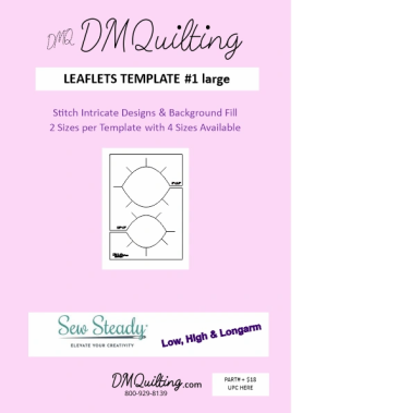 DM Quilting - Leaflets Template
