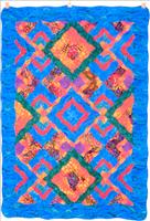 The Wave Lotus Quilt - by Lily Marie Amaru