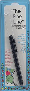 The Fine Line - Permanent Fabric Marking Pen