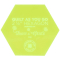Quilt As You Go 2 1/2" Hexagon Template Designed by Daisy & Grace for Missouri Star Quilt Company