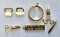 Doll Chatelaine Gold Plated - Brass Charms Set